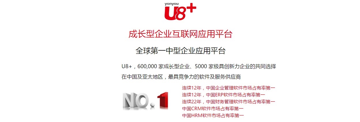 <strong>管理軟件，就選用友U8</strong>